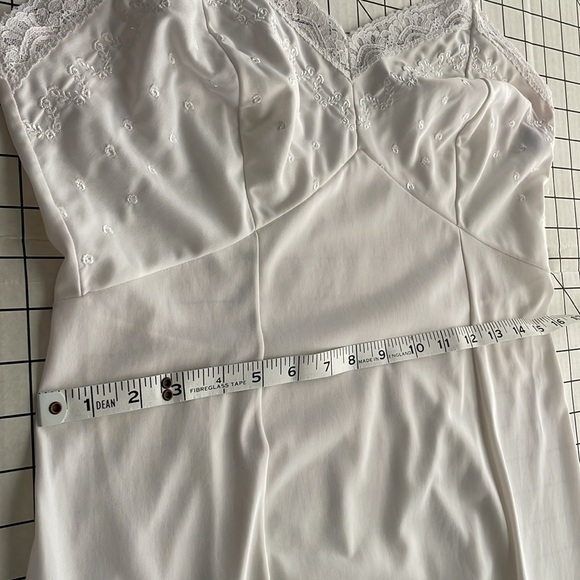 Vintage Sears The Doesnt Slip white slip, size tall 36 - Picture 8 of 10